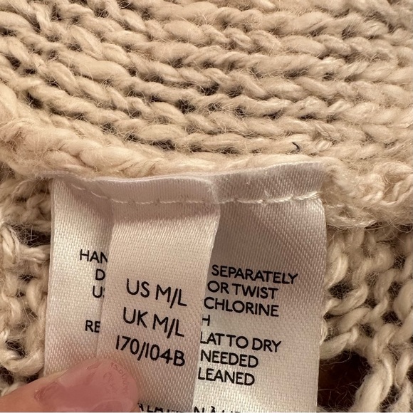 Anthropologie Pilcro Jemma Cable-Knit Cardigan size M/L - Picture 11 of 13